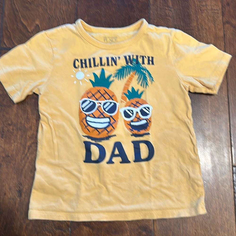 The Children’s Place “Chillin’ with Dad” Pineapple Shirt